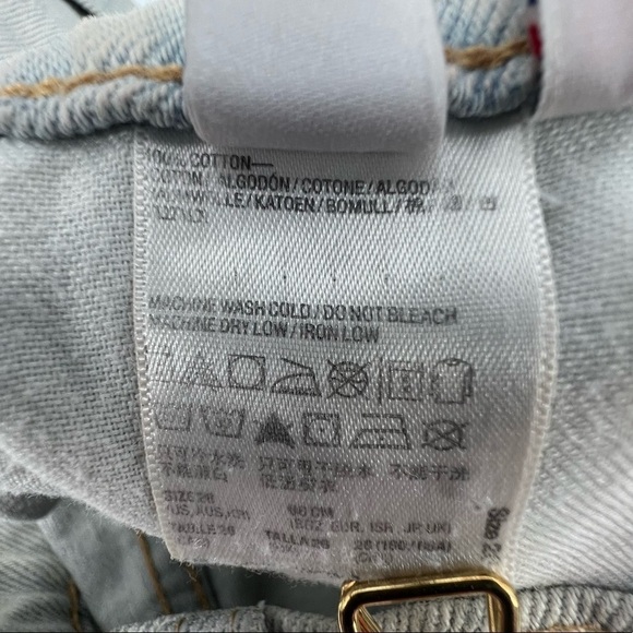 American Apparel Cuffed Hem Denim Jean Shorts Size 26 Women’s - Picture 6 of 7